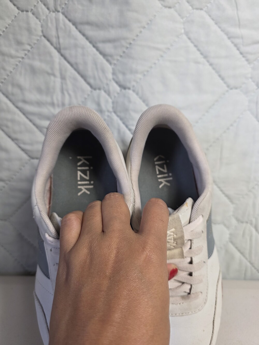 PONY Slam Dunk Lo Women's White & Gray Sneakers - Picture 4 of 10